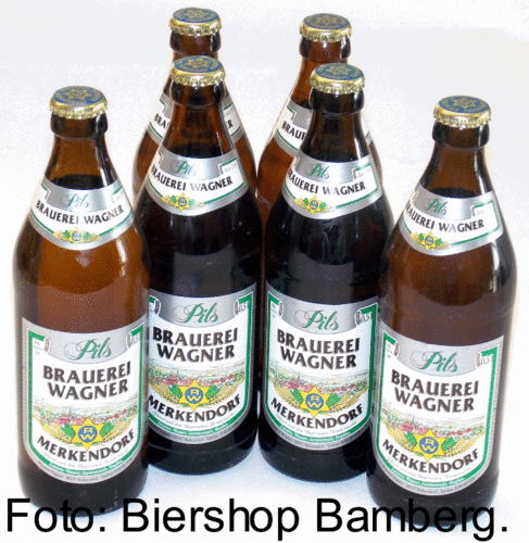 6 Flaschen Merkendorfer Wagner Pils