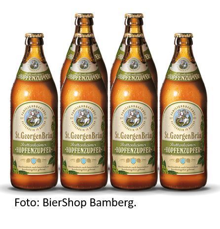6 Flaschen St. Georgenbräu Buttenheimer Hopfenzupfer Festbier