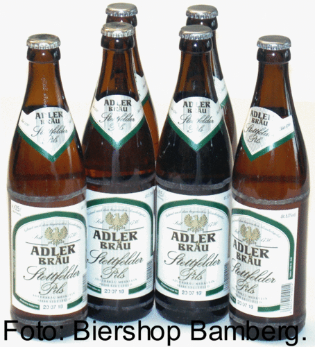 6 Flaschen Adler Bräu Stettfelder Pils