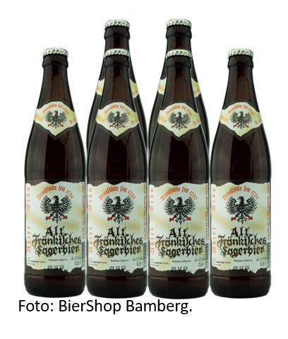 6 Flaschen Adler Bräu Altfränkisches Lagerbier