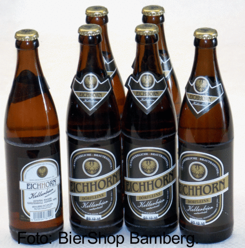6 Flaschen Eichhorn Dörfleins Kellerbier