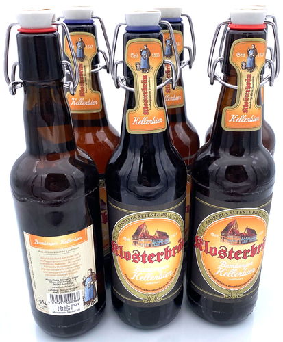 6 Flaschen Klosterbräu Bamberger Kellerbier
